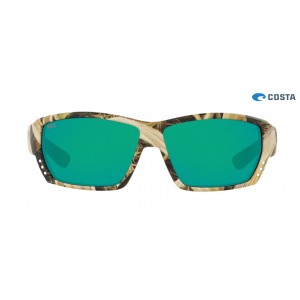 Costa Tuna Alley Sunglasses Mossy Oak Shadow Grass Blades Camo frame Green lens