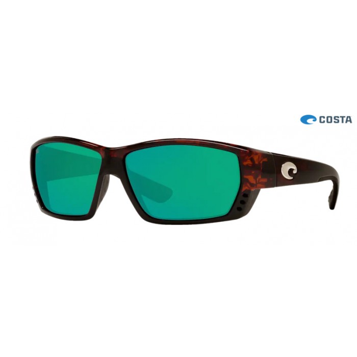 Costa Tuna Alley Sunglasses Tortoise frame Green lens