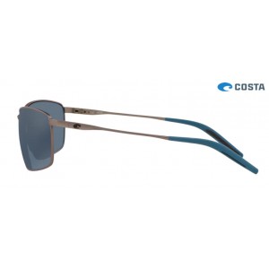Costa Turret Sunglasses Matte Dark Gunmetal frame Gray lens