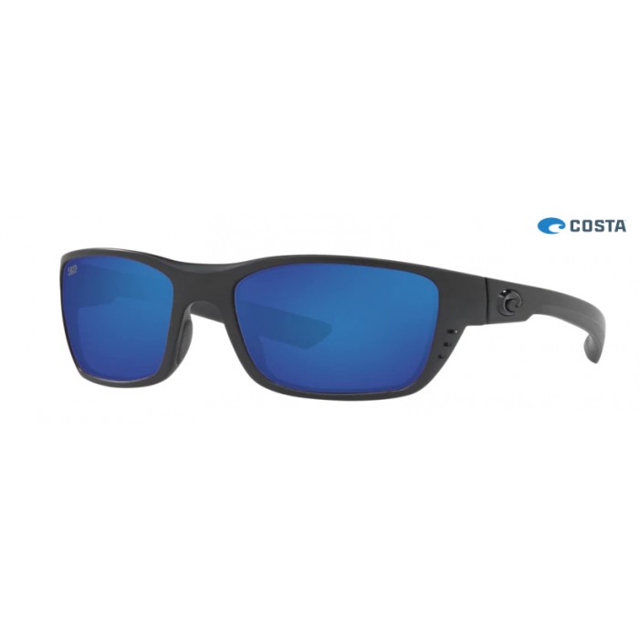 Costa Whitetip Sunglasses Blackout frame Blue lens