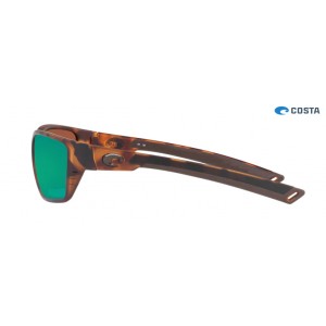 Costa Whitetip Sunglasses Retro Tortoise frame Green lens