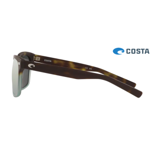Costa Aransas Sunglasses Matte Tide Pool frame Gray Silver lens