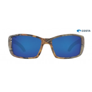 Costa Blackfin Sunglasses Realtree Xtra Camo Orange Logo frame Blue lens