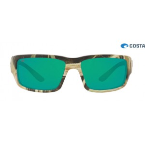 Costa Fantail Sunglasses Mossy Oak Shadow Grass Blades Camo frame Green lens
