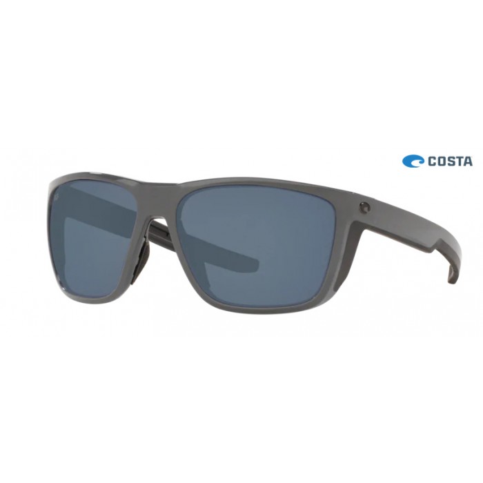 Costa Ferg Sunglasses Matte Gray frame Gray lens