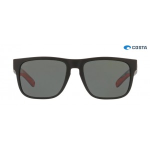 Costa Freedom Series Spearo Sunglasses Matte Usa Black frame Grey lens