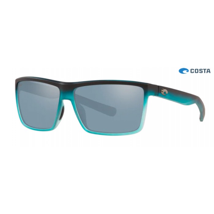 Costa Ocearch Rinconcito Sunglasses Ocearch Matte Ocean Fade frame Gray Silver lens