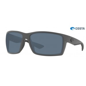 Costa Reefton Sunglasses Matte Gray frame Gray lens