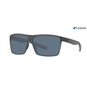 Costa Rincon Sunglasses Matte Smoke Crystal frame Gray lens