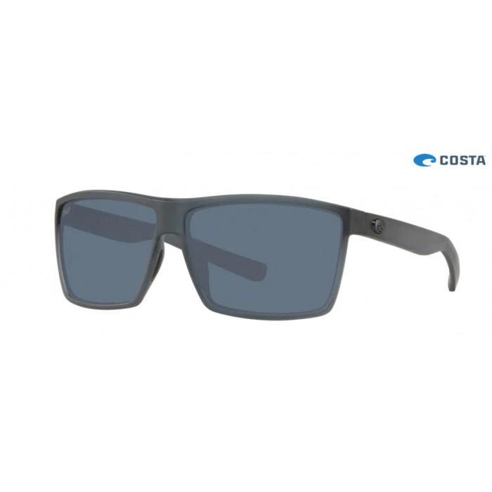 Costa Rincon Sunglasses Matte Smoke Crystal frame Gray lens