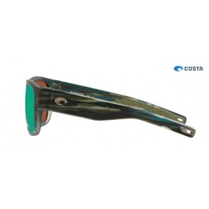 Costa Sampan Sunglasses Matte Reef frame Green lens