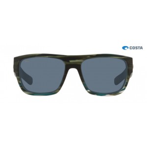 Costa Sampan Sunglasses Matte Reef frame Grey lens