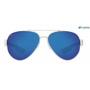 Costa South Point Sunglasses Palladium frame Blue lens