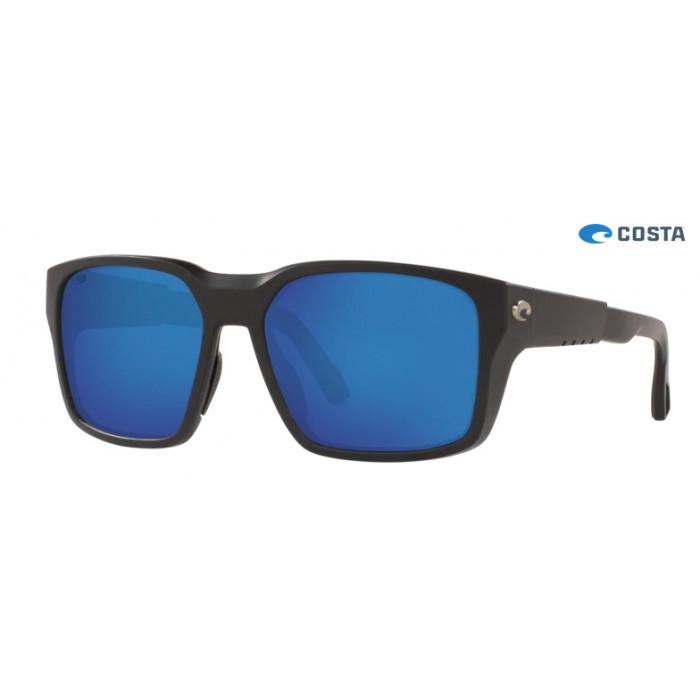 Costa Tailwalker Sunglasses Matte Black frame Blue lens
