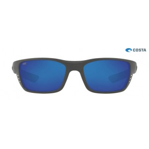 Costa Whitetip Sunglasses Matte Gray frame Blue lens