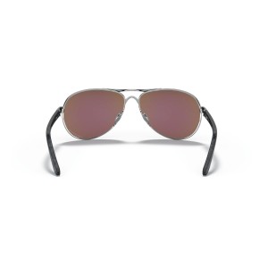 Oakley Feedback Sunglasses Gray Frame Prizm Sapphire Polarized Lens