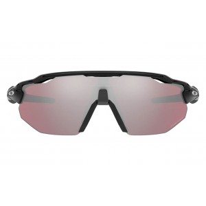 Oakley Radar Ev Advancer Sunglasses Polished Black Frame Prizm Snow Black Iridium Lens