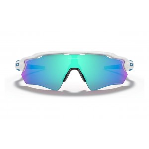 Oakley Radar Ev Path Sunglasses Polished White Frame Prizm Sapphire Lens