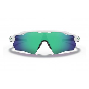 Oakley Radar Ev Path Sunglasses Polished White Frame Prizm Jade Lens
