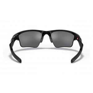 Oakley Half Jacket 2.0 Xl Sunglasses Polished Black Frame Black Iridium Polarized Lens