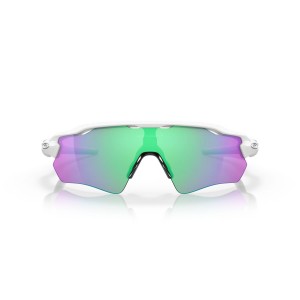Oakley Radar Ev Path Sunglasses Polished White Frame Light Prizm Golf Lens