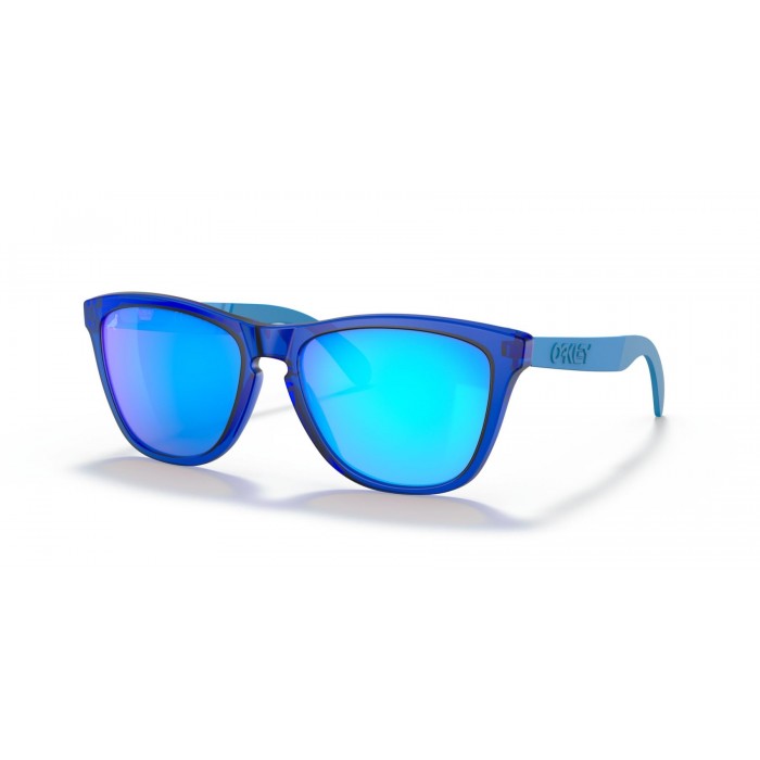 Oakley Frogskins Mix Staple X Oakley Collection Sunglasses Blue Frame Blue Lens