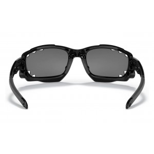 Oakley Racing Jacket Sunglasses Polished Black Frame Prizm Black Lens