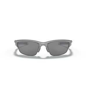 Oakley Half Jacket 2.0 Low Bridge Fit Sunglasses Silver Frame Slate Iridium Lens