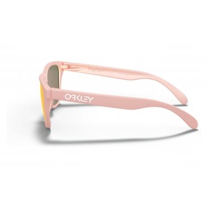 Oakley Frogskins Xs Youth Fit Sunglasses Matte Pink Frame Prizm Ruby Lens