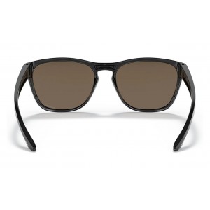 Oakley Manorburn Sunglasses Polished Black Frame Prizm Rose Gold Lens