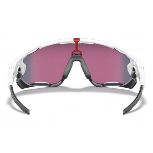 Oakley Jawbreaker Sunglasses Polished White Frame Prizm Road Lens