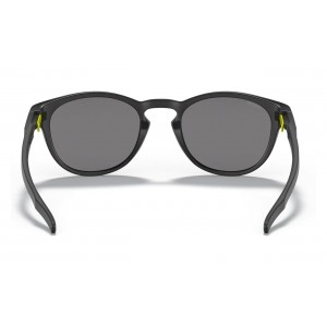 Oakley Latch Valentino Rossi Signature Series Sunglasses Matte Black Frame Chrome Iridium Lens