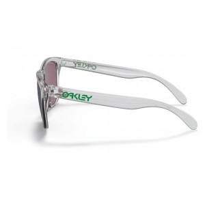Oakley Frogskins Sunglasses Crystal Clear Frame Prizm Jade Lens