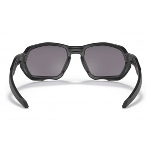 Oakley Plazma Sunglasses Matte Black Frame Prizm Grey Polarized Lens