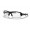 Oakley Flak Xs Youth Fit Sunglasses Polished Black Frame Clear Lens