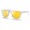 Oakley Frogskins Xs Youth Fit Sunglasses Polished Clear Frame Prizm 24K Polarized Lens