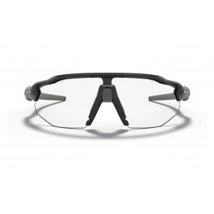 Oakley Radar Ev Advancer Sunglasses Matte Black Frame Clear To Black Iridium Photochromic Lens