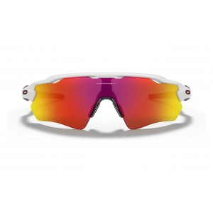 Oakley Radar Ev Path Sunglasses Polished White Frame Prizm Ruby Lens