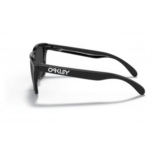 Oakley Frogskins Sunglasses Polished Black Frame Prizm Black Lens