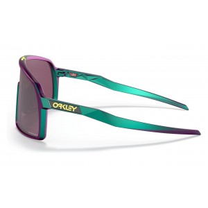 Oakley Sutro Odyssey Collection Sunglasses Green Purple Shift Frame Prizm Road Black Lens