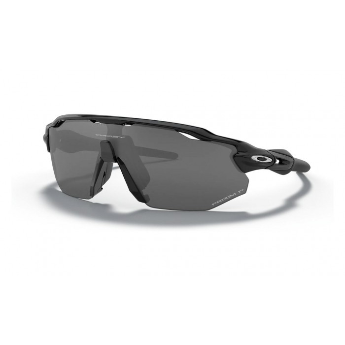 Oakley Radar Ev Advancer Sunglasses Polished Black Frame Prizm Black Polarized Lens