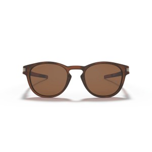 Oakley Latch Low Bridge Fit Sunglasses Matte Brown Tortoise Frame Prizm Tungsten Polarized Lens