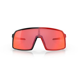 Oakley Sutro Sunglasses Matte Black Redline Frame Prizm Trail Torch Lens
