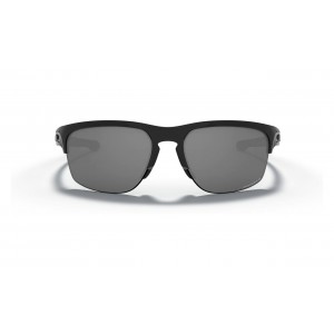 Oakley Sliver Edge Sunglasses Polished Black Frame Prizm Black Polarized Lens