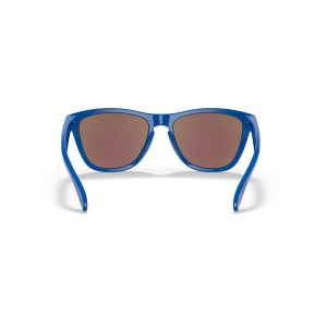 Oakley Frogskins Low Bridge Fit Origins Collection Sunglasses Sapphire Frame Prizm Sapphire Lens