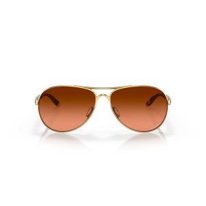 Oakley Feedback Sunglasses Gold Frame Prizm Brown Gradient Polarized Lens