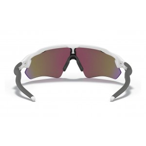 Oakley Radar Ev Path Sunglasses Polished White Frame Dark Prizm Sapphire Lens