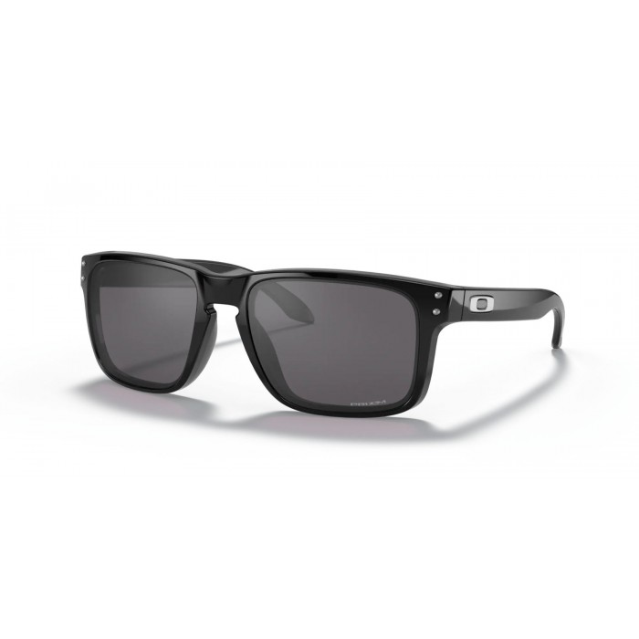 Oakley Holbrook Low Bridge Fit Sunglasses Matte Black Frame Prizm Black Polarized Lens