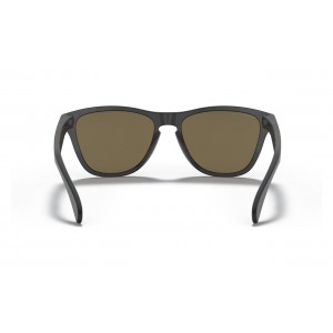 Oakley Frogskins Xs Youth Fit Sunglasses Matte Black Frame Prizm Rose Gold Polarized Lens