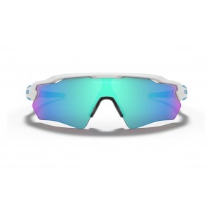 Oakley Radar Ev Xs Path Youth Fit Sunglasses Polished White Frame Sapphire Iridium Lens